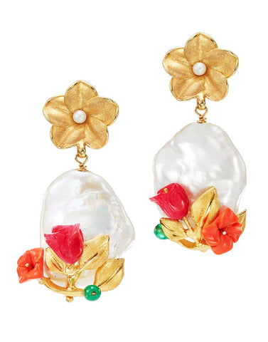 Power Pearl Drop Earring