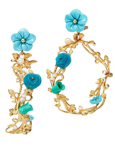 Flower Whirl Earrings