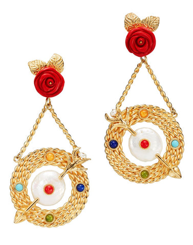Bull's-Eye Earrings